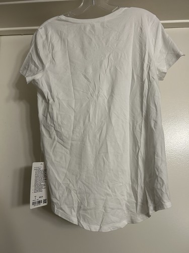 Lululemon White Short Sleeve T-Shirt Women's Size 6 - photo 2