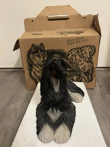 Sandicast Afghan Hound Figurine Statue Rare Collectable Home Dec