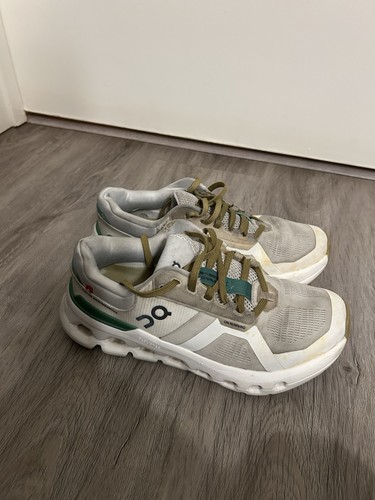 On Cloudrunner 2 Women's Running Shoes W7 White Green Mesh - photo 3