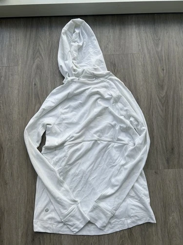 Lululemon Warm Stabilizer Hoodie 1/2 Zip White Size 6 - Rulu Fab - photo 2