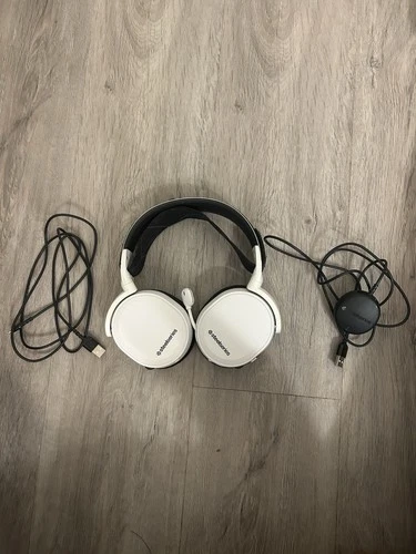 SteelSeries Arctis Wireless Gaming Headset White + USB Dongle PC