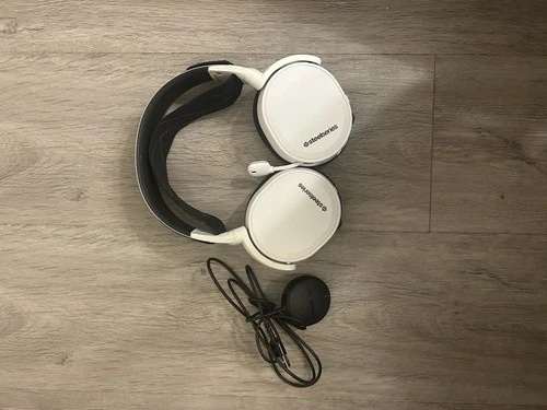 SteelSeries Arctis Wireless Gaming Headset White + USB Dongle PC - photo 3