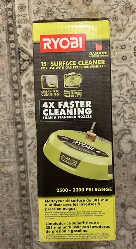 Ryobi 15 in. 3400 PSI Gas Pressure Washer Surface Cleaner - photo 5