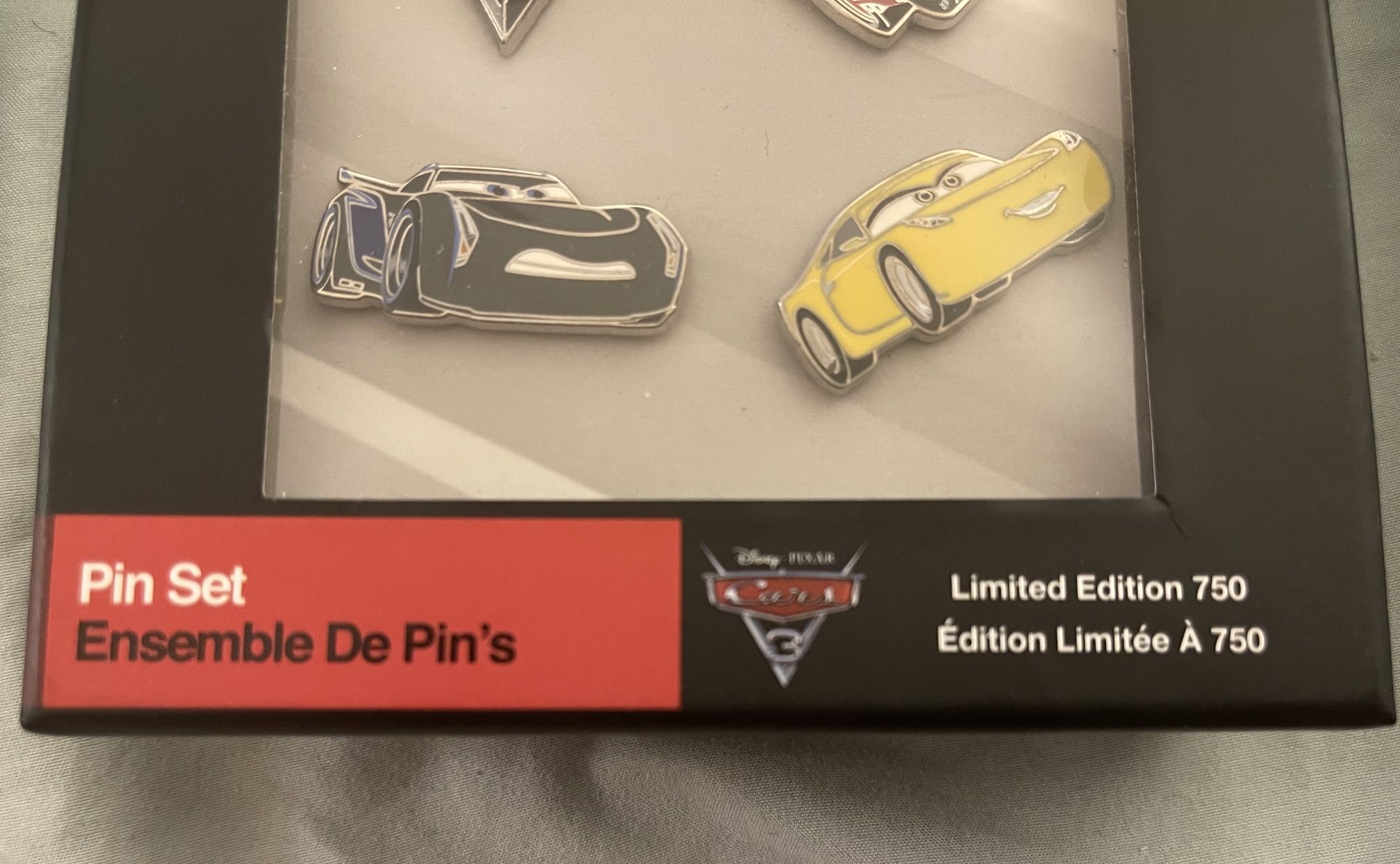 Disney Cars Pin Set LE 750 Lightning McQueen Stone Ramirez RARE - photo 4
