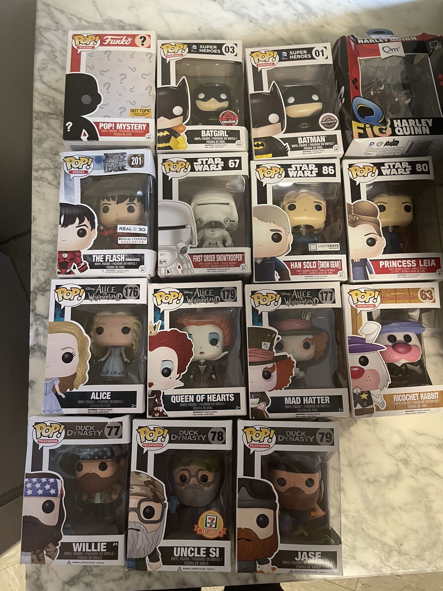 Marvel, Star Wars, Disney, DC Funko Pops For Sale - Collection