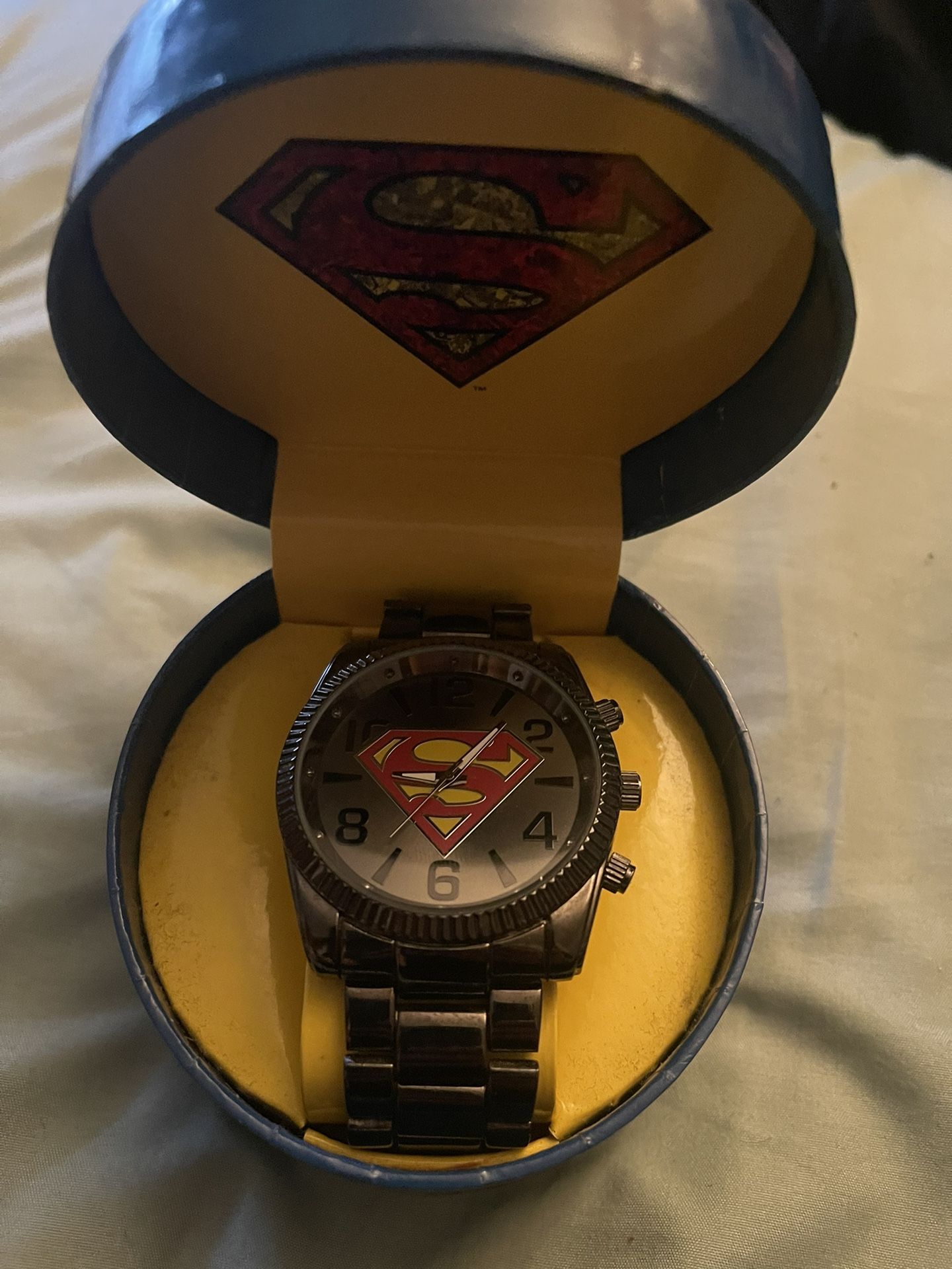 Rare DC Comics Superman Men's Watch by Accutime - Brand New