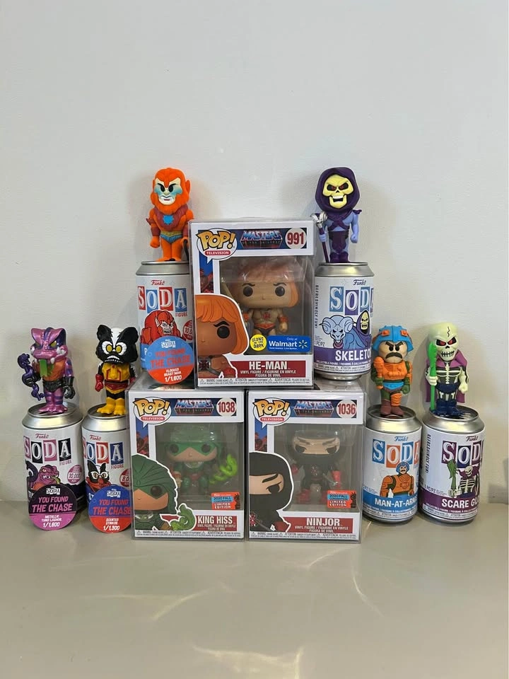 Masters of the Universe (MOTU) Funko Bundle – Pops & Sodas