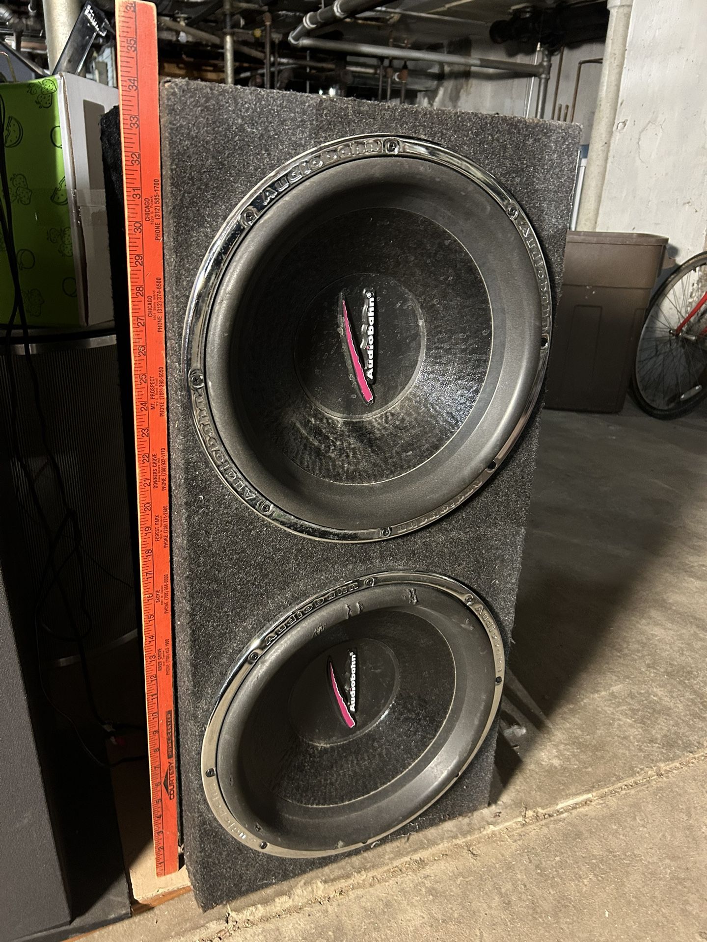 Audiobahn Flame Edition 15” Dual Voice Coil Subwoofer