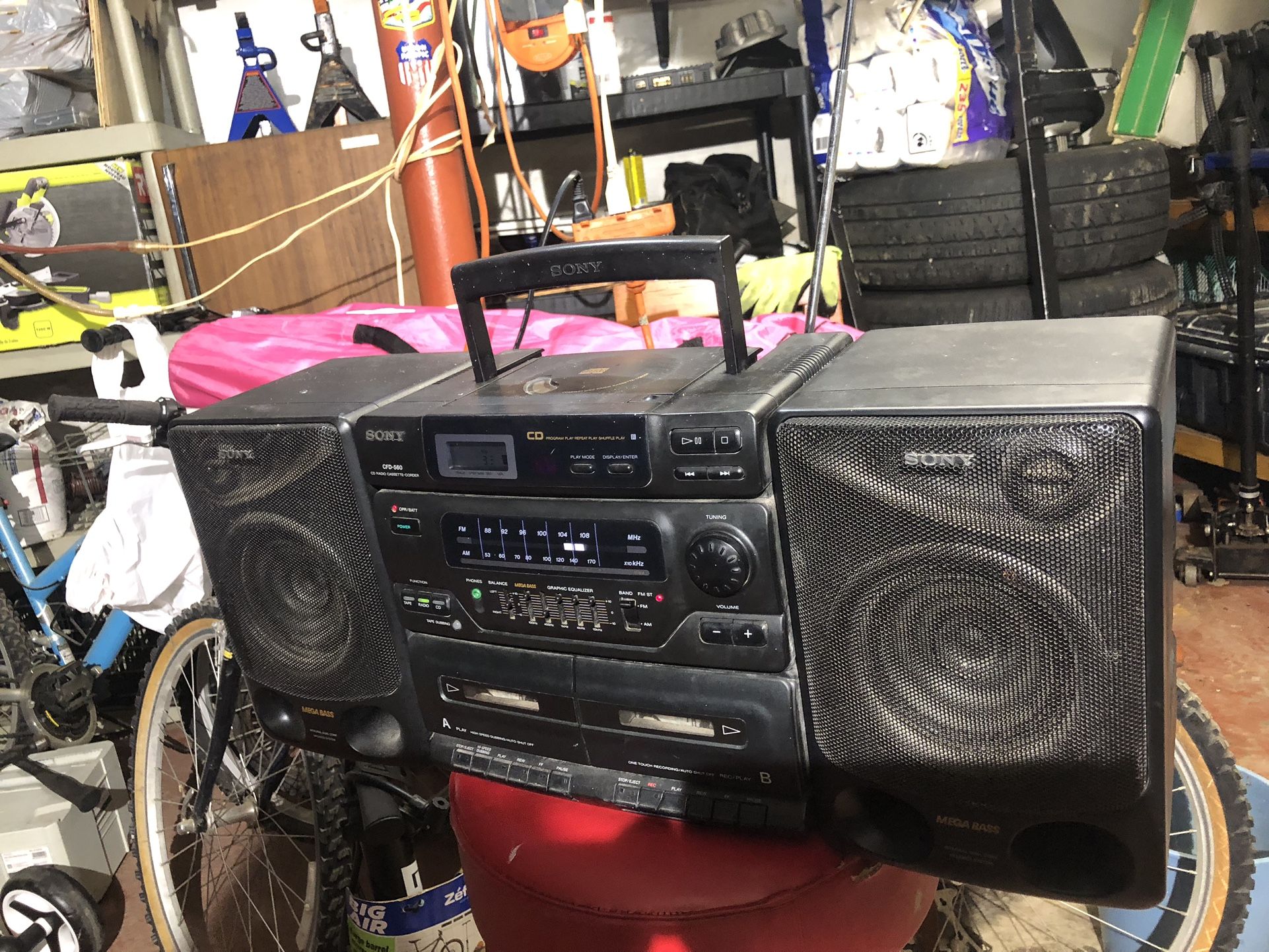 Boombox Sony CFD-560 FM/AM Repairs