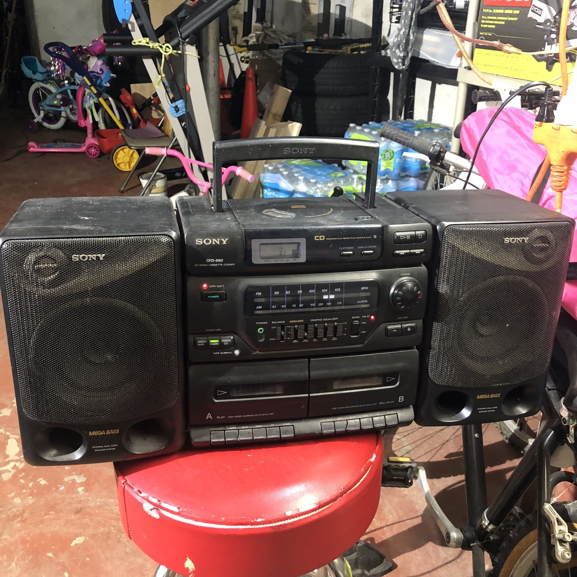 Boombox Sony CFD-560 FM/AM Repairs - photo 3