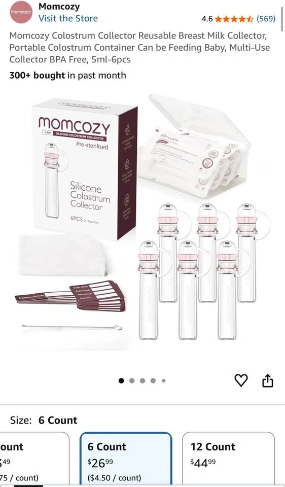 BNIB Momcozy Silicone Colostrum Collector - photo 5