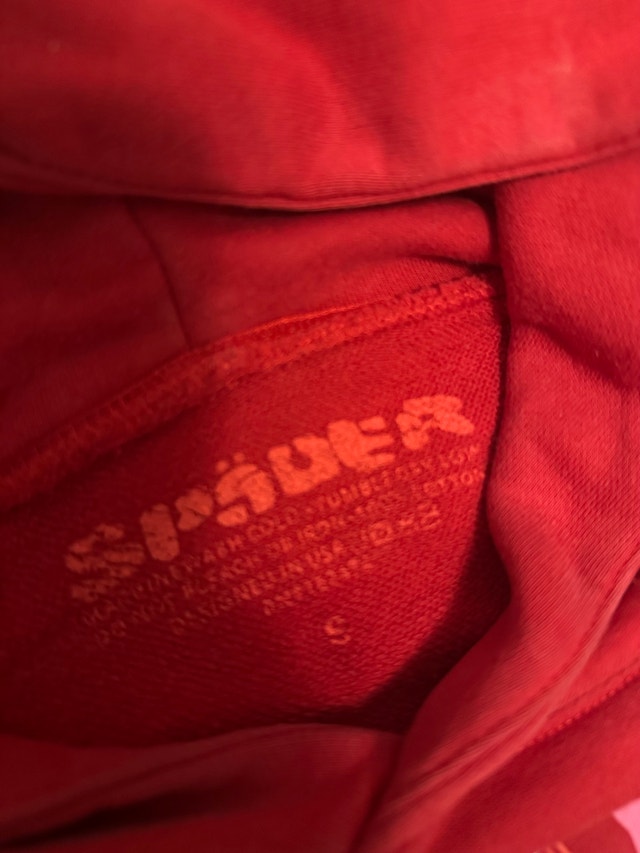Red Sp5der “555” Hoode Clean Condition - photo 3