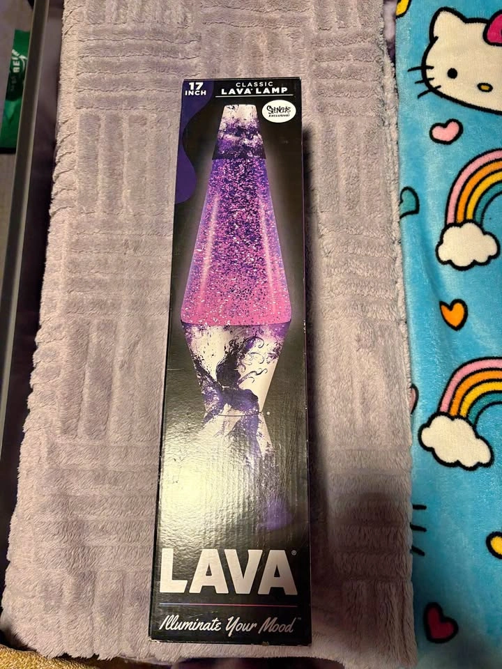 SPENCERS glitter fairy lava lamp