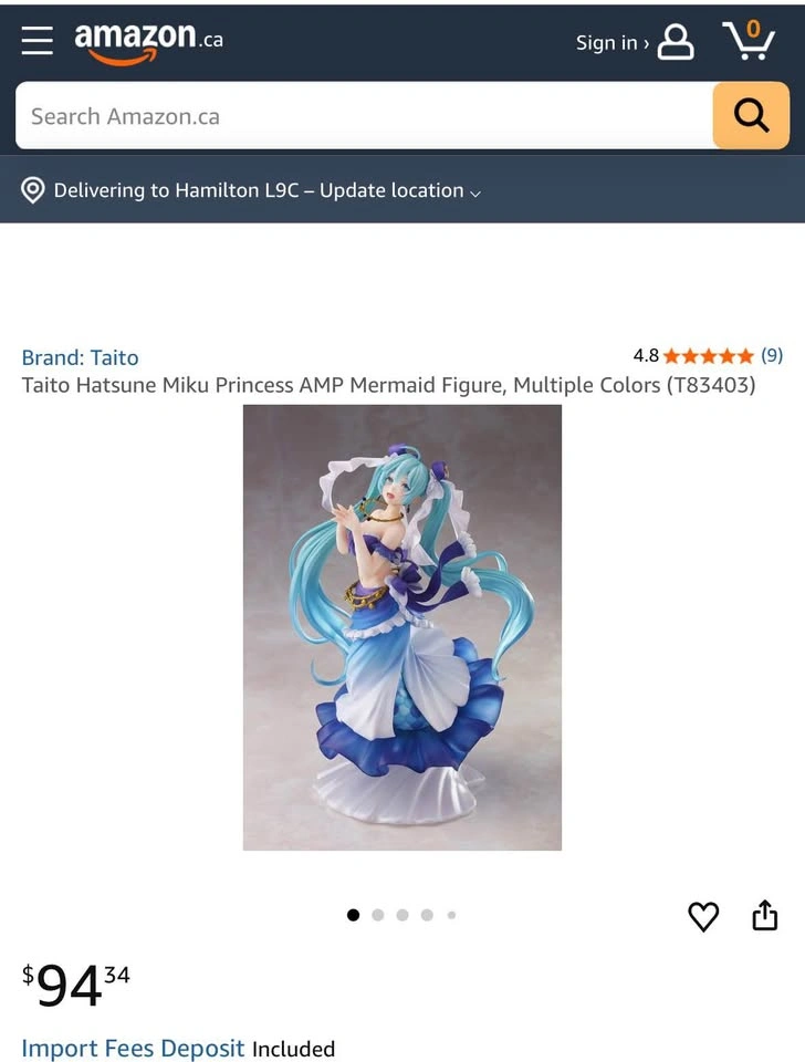 Hatsune Miku figurePrincess AMP - photo 4