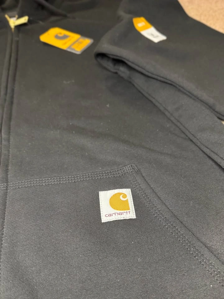 Carhartt Loose Fit Midweight Full-Zip Sweatshirt Black (Medium) - photo 5