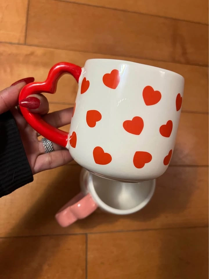 Cute Matching Mug Set + Red Shaker Bottle ❤️🎁 - photo 2
