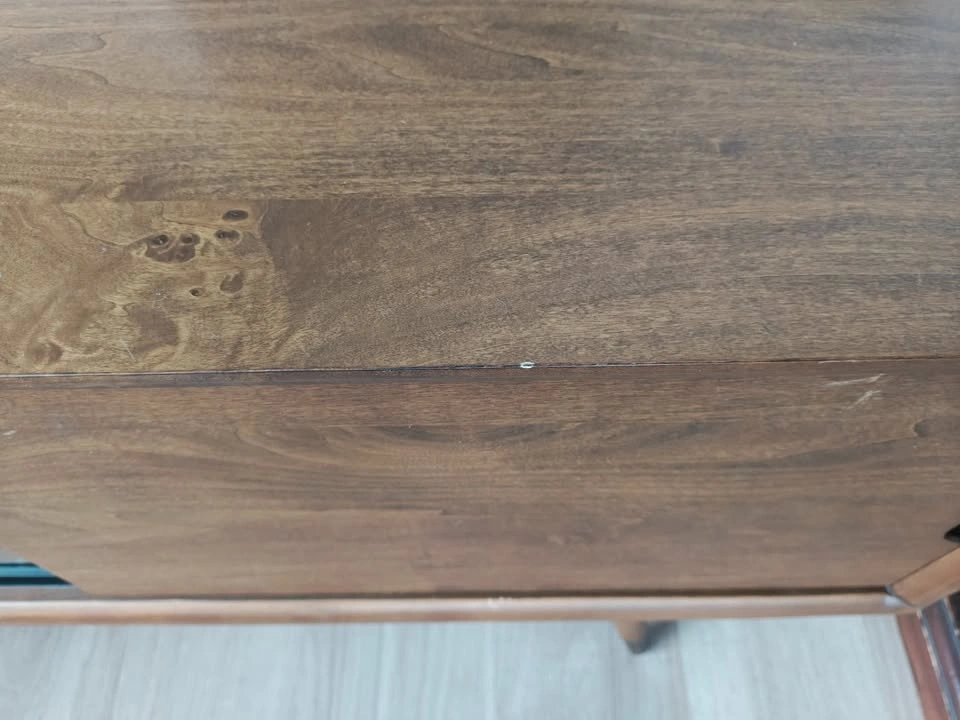Mid Century Modern Solid Wood TV Stand - photo 4