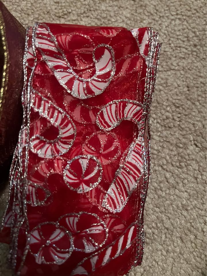 Wired Christmas ribbon - photo 5