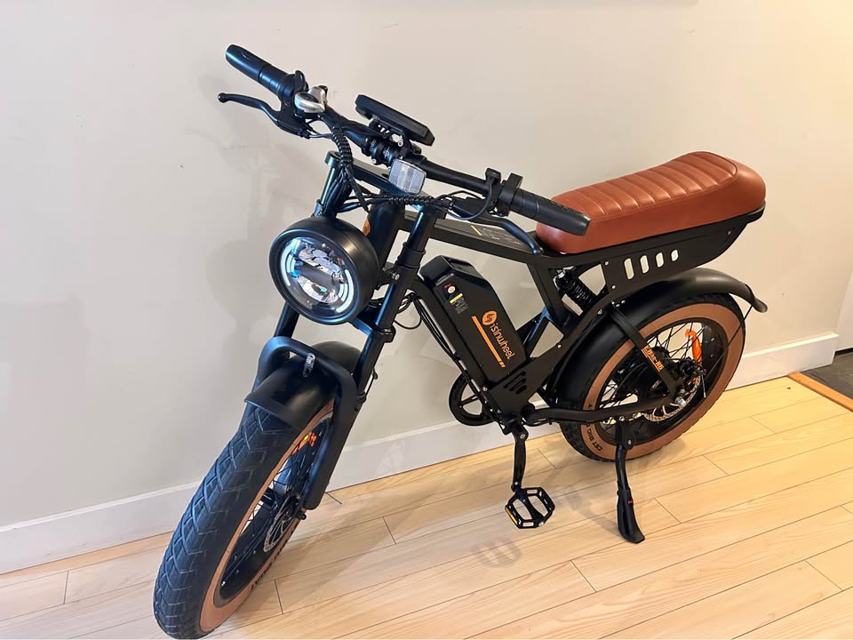 Isinwheel R6 Retro 1500W E-Bike – Brand New, 1 year-Warranty!