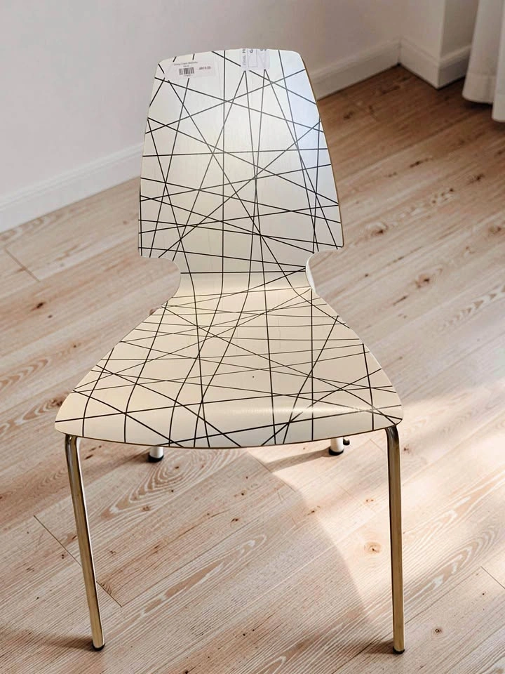 IKEA Vilmar Chair - Black & White Pattern 🖤🤍
