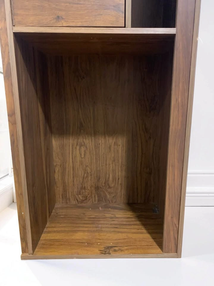 Mid-Century Modern Walnut Storage Tower - photo 5