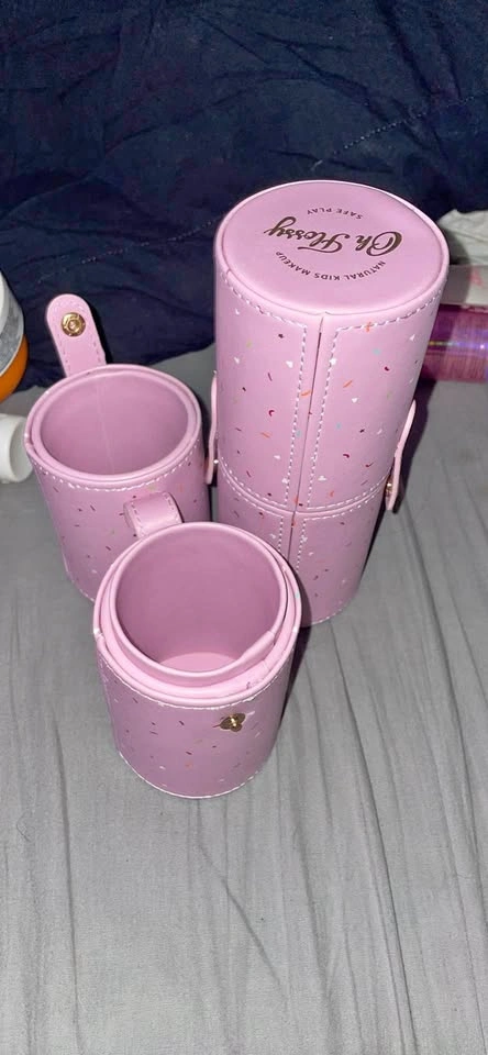 Empty makeup brush storage holders