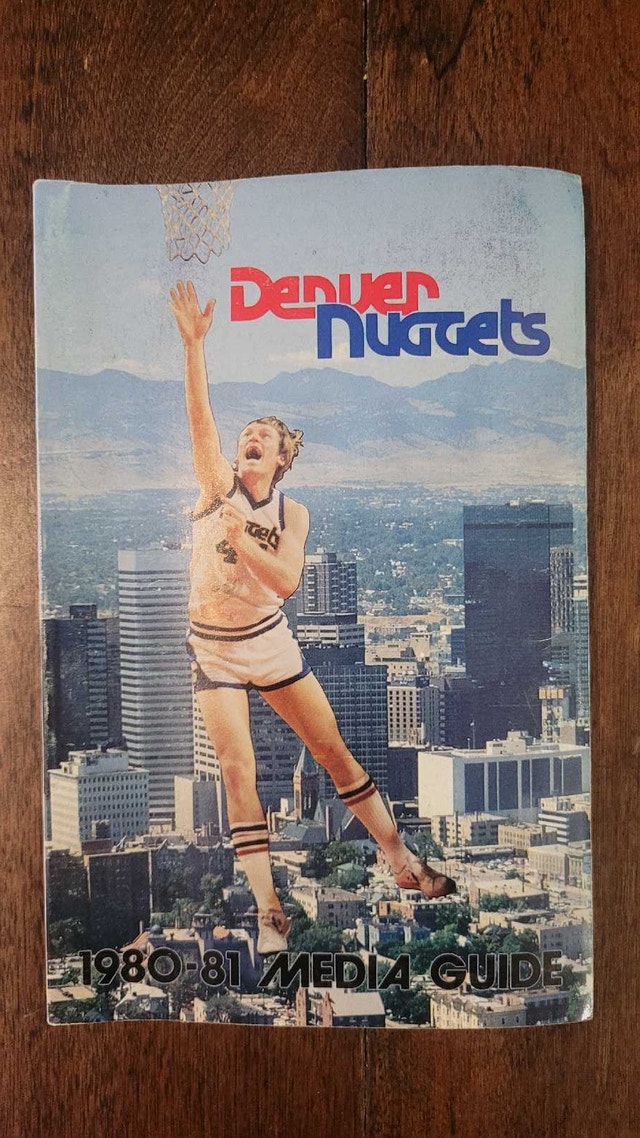 Denver Nuggets 1980-81 NBA Media Guide