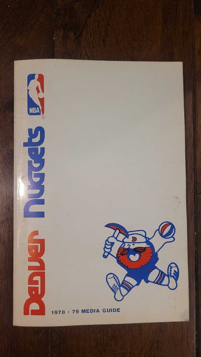 Denver Nuggets 1978-79 NBA Media Guide