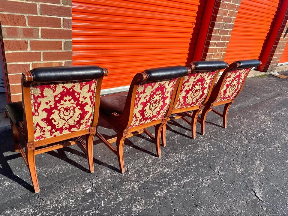 Set of 4 Unique Kitchen Dining Chairs