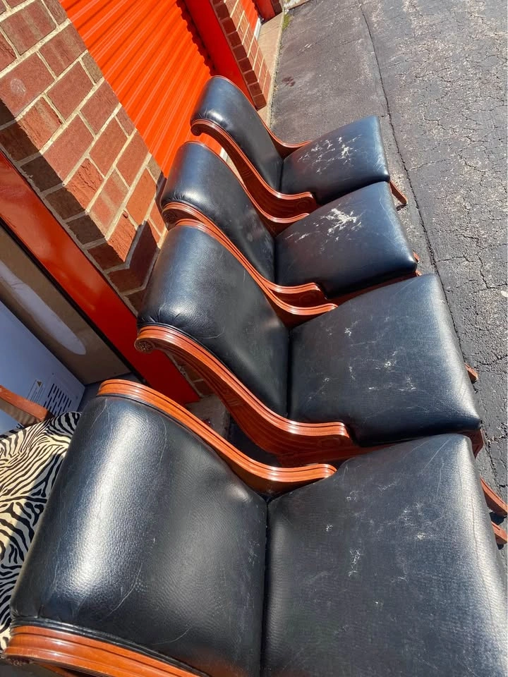 Set of 4 Unique Kitchen Dining Chairs - photo 3