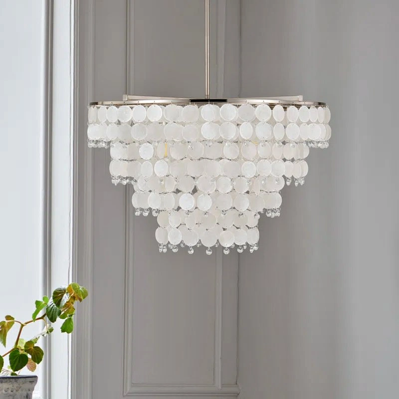 Ikraan 4 Light Dimmable Tiered Chandelier Ceiling Light