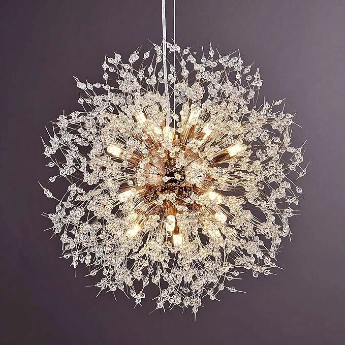Shugar 12 Light Modern Crystal Beaded Chandelier