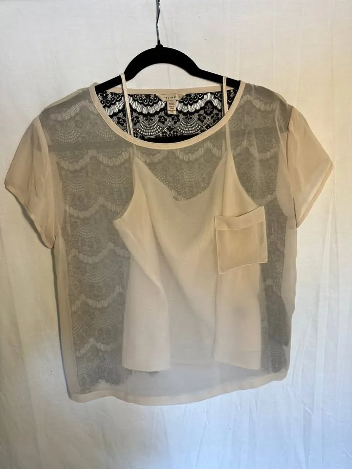 Ted Baker Dress Shirt - Size XS/S thumbnail