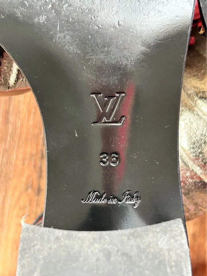 Louis Vuitton Monogram Studded Sandals - photo 5