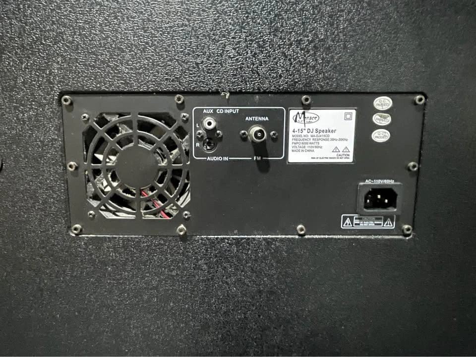 Menace 4 - 15” DJ Speaker MA-DJ415CD - photo 5