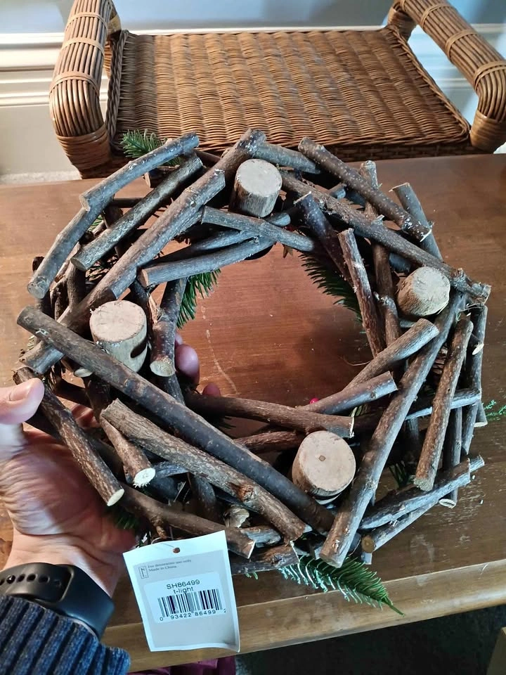 Rustic Advent Wreath.