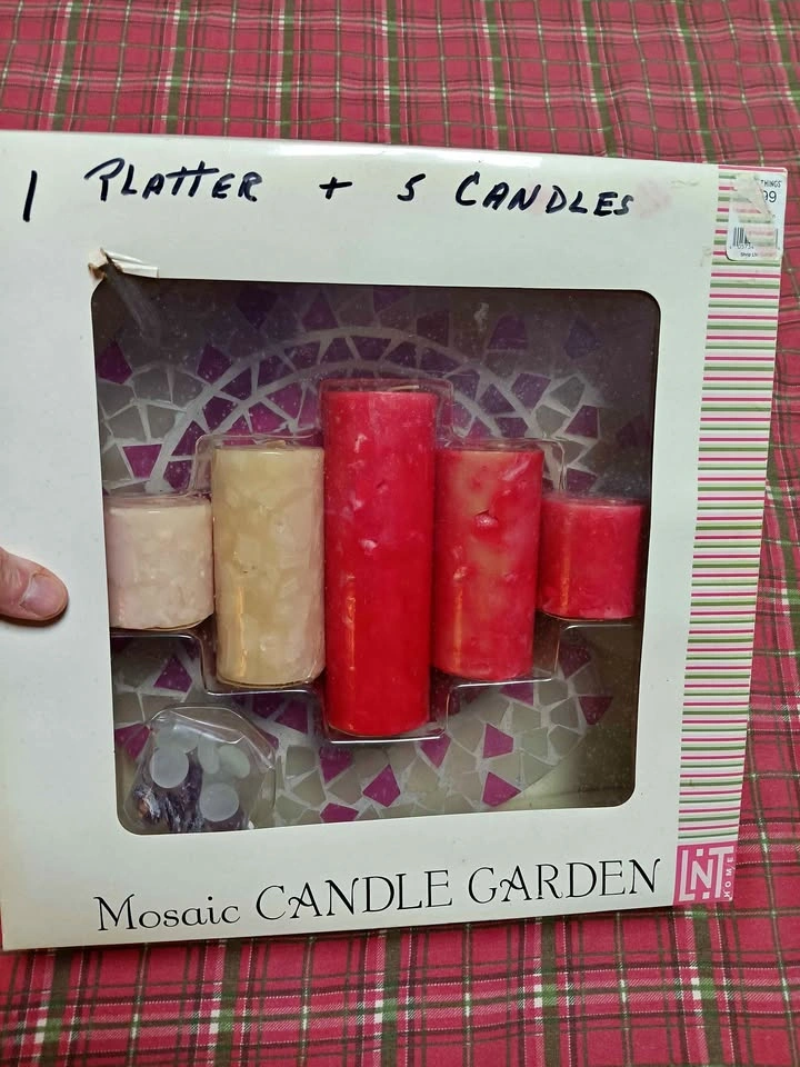 Mosaic Candle Garden