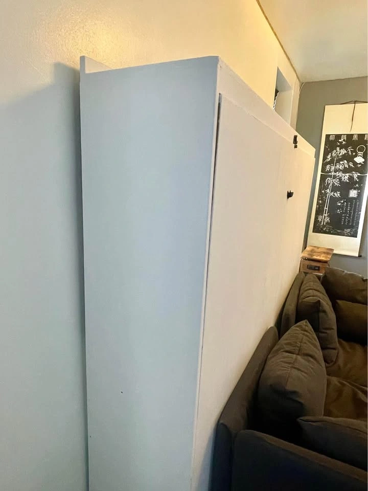 Custom Queen Size White Murphy Bed - Built to Last! - photo 2