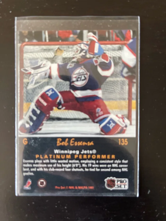 Bob Essensa Hockey Card thumbnail