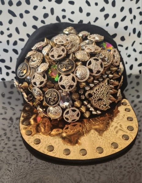 Unisex Embellished Snapback Hat