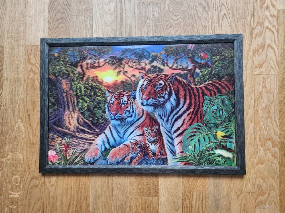 Tigers In The Forest Art - ILLUSORY MOTION