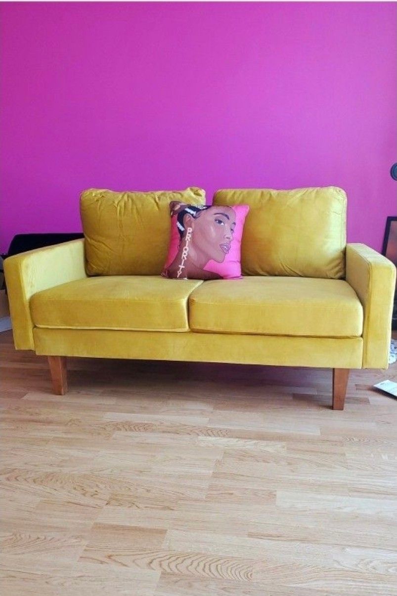 Velvet Loveseat