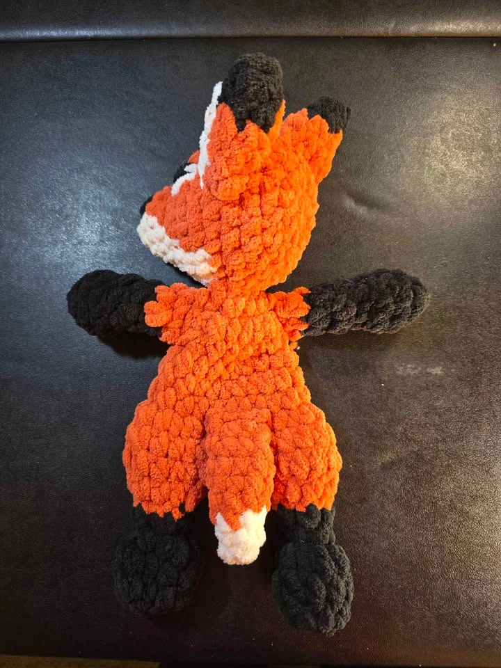 Crochet Fox Animal Toy - photo 2
