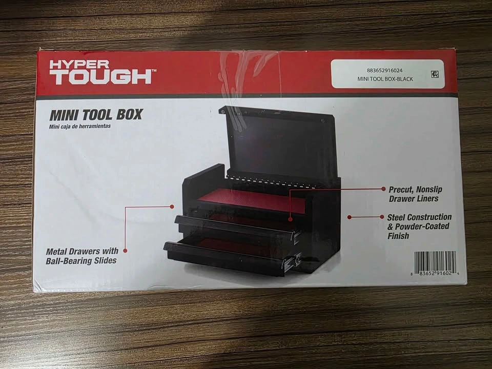 Hyper Tough Mini Tool Box - Black - photo 2