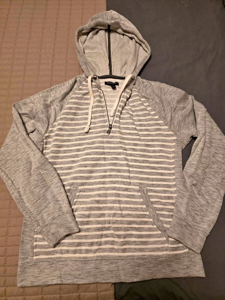 Banana Republic Quarter Zip Hoodie Men's S