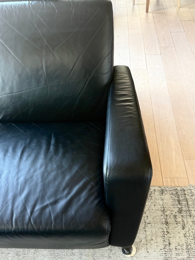 Vintage IKEA Leather Sofa - photo 4