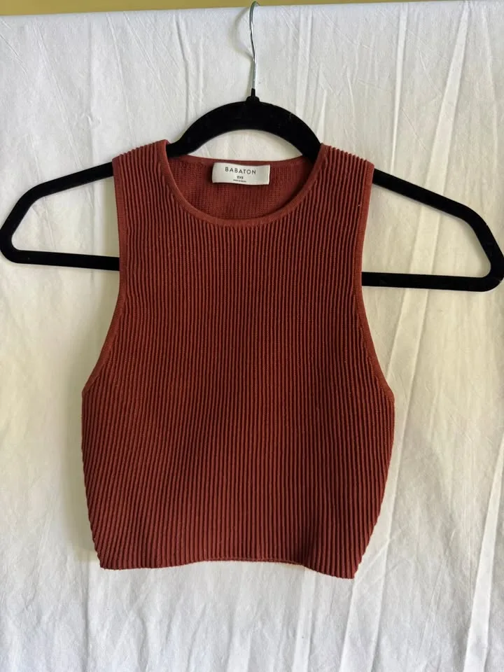 Babaton Sculpt Knit High Neck Tank - Size XXS thumbnail
