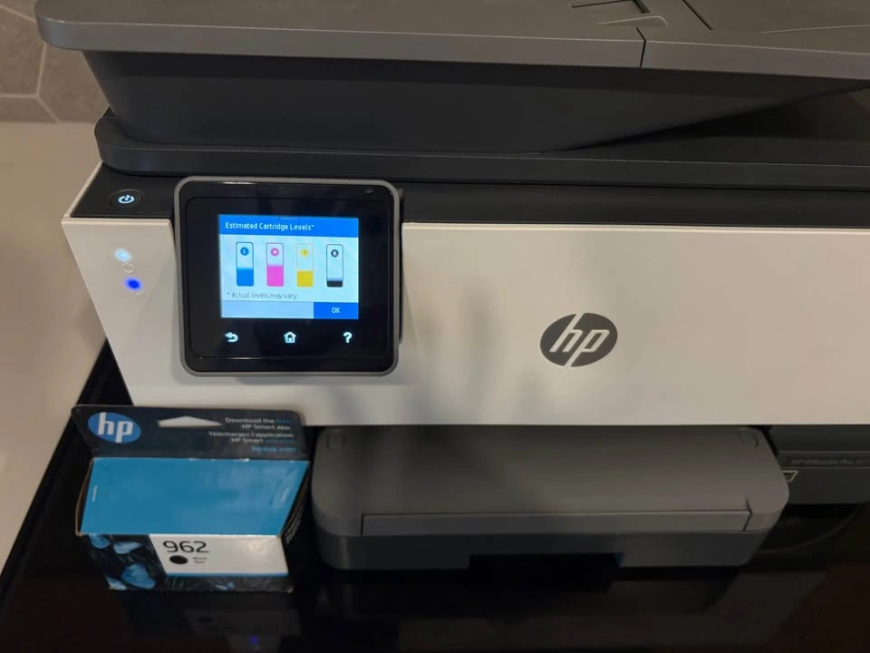 HP OfficeJet Pro 9015e Printer + Extra Black Ink - photo 2