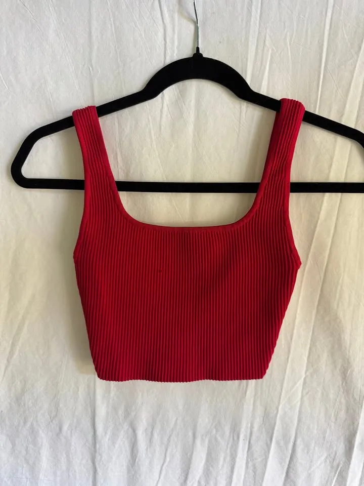 Babaton Sculpt Knit Square Neck Tank Top - Size XXS thumbnail