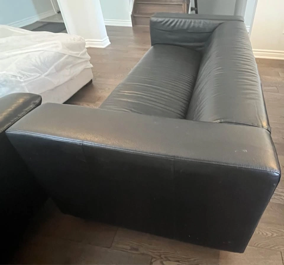IKEA Klippan - Black leather - photo 2